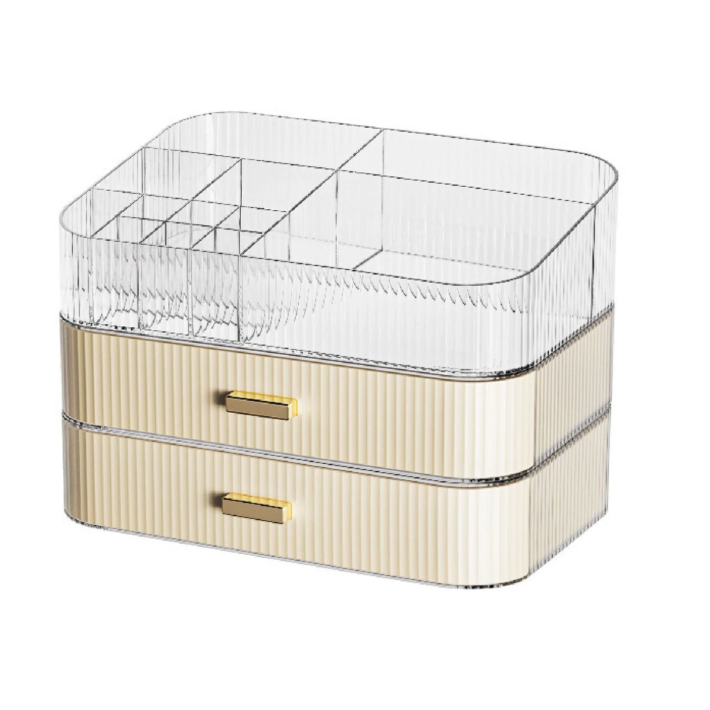 ZK30 INS Storage Makeup Cosmetic Case Waterproof Makeup Organizer Jewelry Box Woman Beauty Skin Care Drawer Home Storage Box