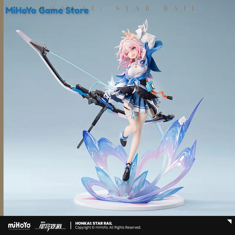 [Genuine] March 7th Figure MiHoYo Official Original Honkai Star Rail March 7th Garage Kits Action March 7th Ver.1/7 Model Gift