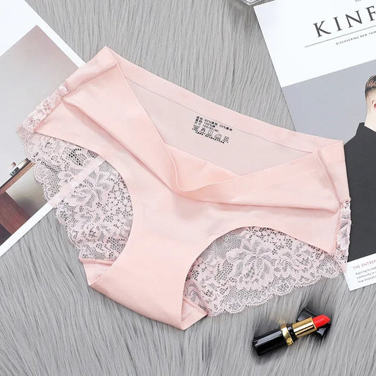 1/3/4/5Pcs New Arrival Low Rise Ladies Sexy Lace Panty Underpants Panties For Women Lingerie Cotton Briefs