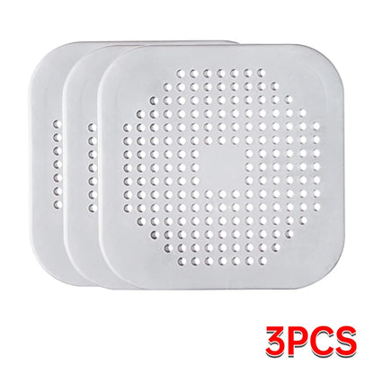 1/2/10/20PCs Shower Drain Hair Catcher Sink Strainer Drain Cover Hair Catcher Silicone Hair Filter Kitchen Bathroom Accessories