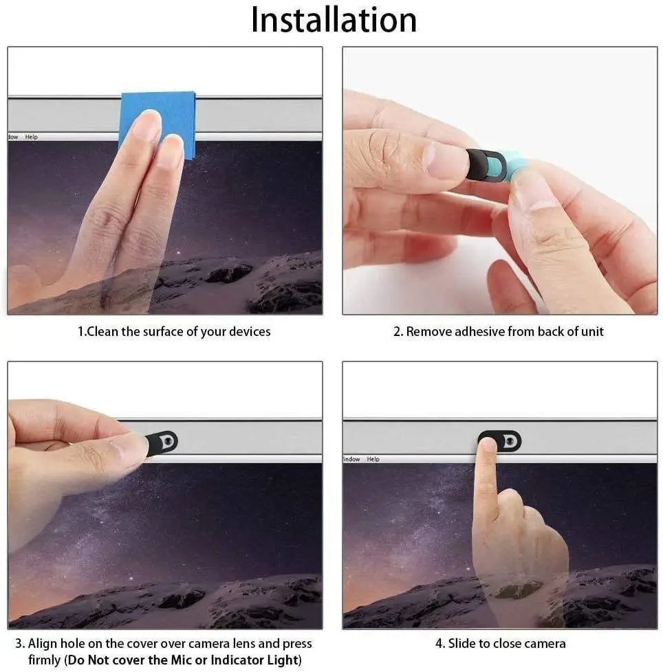 10 - 20 PCS Phone Lens Sliding Webcam Laptop Camera Cover Slider Phone Antispy For iPad PC Macbook Tablet Lenses Privacy Sticker
