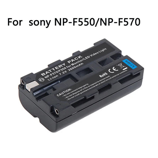 NP-F550 F530 F570 Li-Ion Battery 7.2V  LCD USB Charger For Sony NP-F330 NP-F530 NP-F570 NP-F730 NP-F750 CCD-TRV81 CCD-RV100