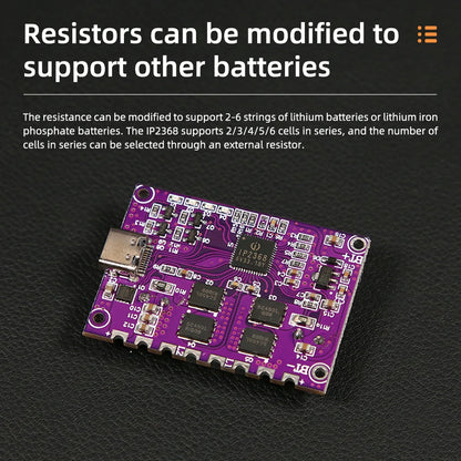 IP2368 100w Bidirectional Fast Charging Module Buck-Boost Type-c Interface 4S Lithium Battery High-Power Fast Charging Board