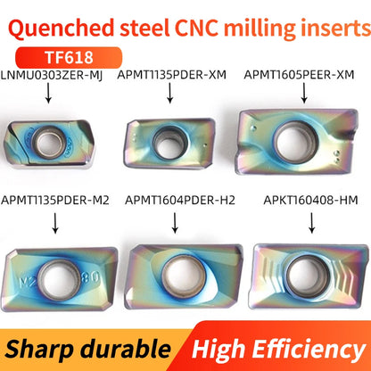 VOKET Hardened steel CNC milling insert APMT1135PDER-H2 TF618 milling cutter grain 1604