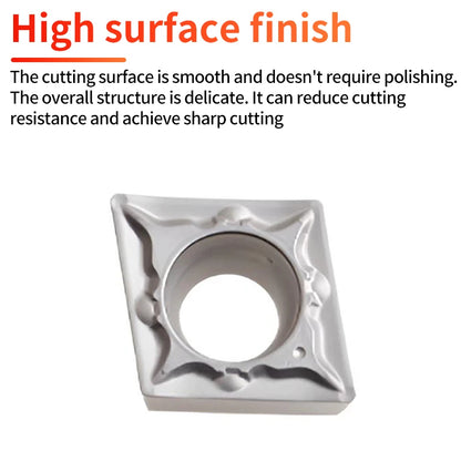 VOKET  Ceramic Inner Hole Car Blade CCMT060204-FG LF90 09T304-HQ/MT/TC