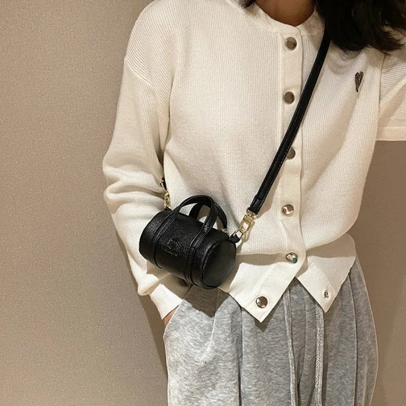 Women's Fashion Mini Bags Soft PU Leather Shoulder Bags Lipstick Organizer Earphone Key Coin Money Storage Pouch Crossbody Bag