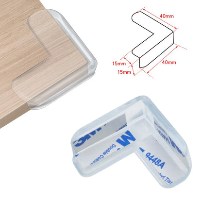 4pcs/8pcs/12pcs Children Baby Safety Silicone Protector Table Corner Edge Protector Child Anti-collision Edge Protector
