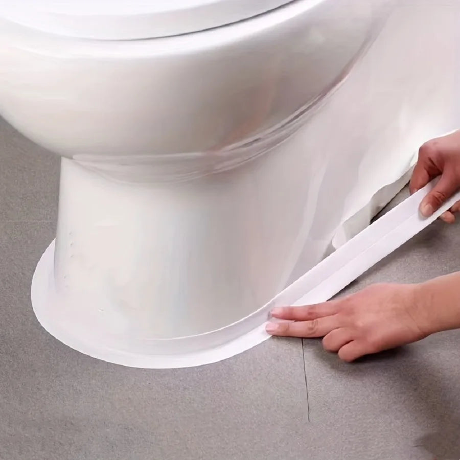 3.2M PVC Caulk Tape Self Adhesive Oil-Proof Kitchen Sink Edge Corner Wall Sticker  Bath Waterproof Toilet Sealing Strip Tape