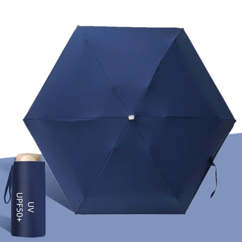 Xiaomi UPF50+ Umbrella Mini Pocket Sun Shade Umbrella Portable Vinyl Folding Rain Travel Umbrella UV Protection Parasol Capsule