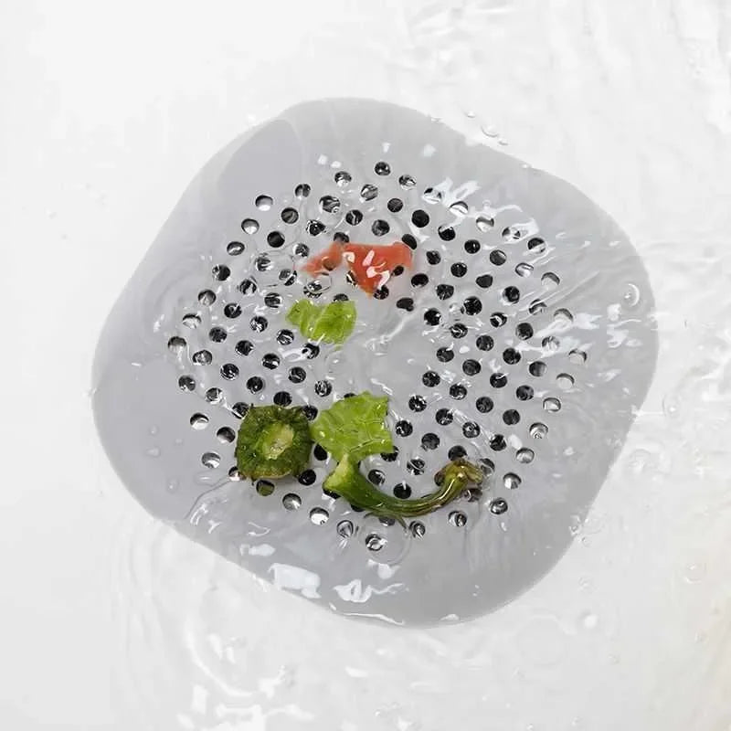 1/2/10/20PCs Shower Drain Hair Catcher Sink Strainer Drain Cover Hair Catcher Silicone Hair Filter Kitchen Bathroom Accessories
