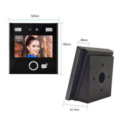 Zc01 Wholesale Cheap 4 Core 1.2G Backup Battery Built-in Biometric  Attendance Clock Machine