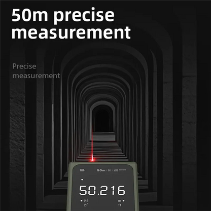 【Livraison Rapide】Rangefinder Smart Laser Measure 50M LED Display Intelligent Digital Laser Tape Rechargeable Laser Ruler Measur